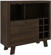 Balcão Adega 1 Porta AD5002 Rústico - Tecno Mobili