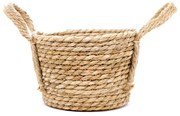 Cesto de Fibra Natural Seagrass 13,5x21x23 cm E02 - D'Rossi