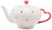 Bule Chá Porcelana Petit Pois 700ml 17873 Wolff