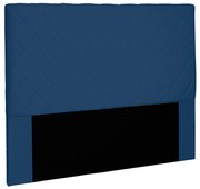 Cabeceira Decorativa 1,40M Baelon Suede Azul Marinho G63 - Gran Belo