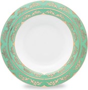 Jogo C/ 6 Pratos Fundos Mariè 24,5 Cm - Porcelana  Porcelana