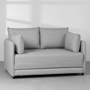Sofá-Cama Nino Trama Larga Cinza Mesclado - 1,53m