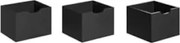 Gavetas para Nicho Organizador Kit 3 Q01 Preto Fosco - Mpozenato