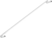 Plafon Led Sobrepor Retangular 27,6W Luz Amarela Fit - BRANCO