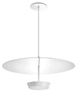 Pendente Aspen Rebatedor Ø48X45Cm Disco Plano Metal Alumínio 01Xled 9,... (PRETO, Igual a Cor Estrutura, 110v)