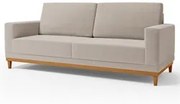 Sofá Living 145cm 2 Lugares Kayrós D05 Boucle Bege - Mpozenato