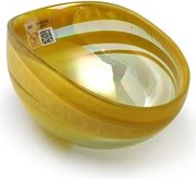 Bowl de Murano Amarelo Espiral Yalos