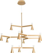 Pendente Led Metal Aluminio 50W 3000K Ramus - CHAMPAGNE