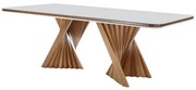 Mesa de Jantar com Vidro Bournel - DT 55298 2.00 x 1.10