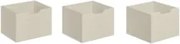 Gavetas para Nicho Organizador Kit 3 Q01 Off White - Mpozenato