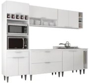 Armário de Cozinha CP07 Para Pia 100cm Pérola Z34 Branco    - Mpozenat