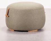 Puff Belli Assento Oliva Puxador Madeira - 78378 Sun House