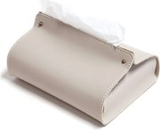 Porta Lenços Pop Sottile Casa em Couro PU - Gelo  Gelo