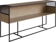 Aparador Para Sala de Estar Pés Metálicos York Hanover/Preto - Artesan