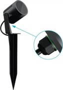 Espeto Led Preto 18,5W 2700K 14 S.Ground 24V Pro Com Grade
