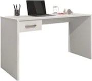 Mesa Home Office Notebook 127cm 1 Gaveta Gávea Branco - Móveis Leão