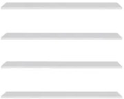 Prateleira Flutuante Para Cozinha Kit 4 Suporte Invisível 91cm Yara Br