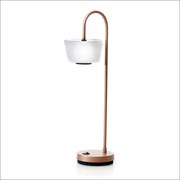 Abajur Mushroom Glass 49X13X17,5Cm Metal Alumínio E Vidro 02Xg9 - Old... (PRETO)