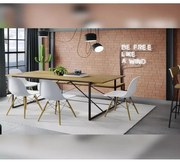 Conjunto de Jantar Lumber com 4 Cadeiras Eiffel -