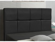 Cabeceira Roma para Cama Box Solteiro 90 cm Corino I02 - D'Rossi - Preto