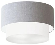 Plafon Para Banheiro Cilíndrico SB-3045 Cúpula Cor Rústico Cinza Branco