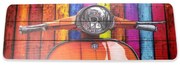 Quadro Decorativo Mdf Colorido 20x60 Lambreta - D'Rossi