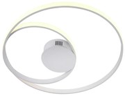 Plafon Roulette Redondo Entrelaçado Ø54Cm Led 45W 3000K Bivolt Branco... (Branco)