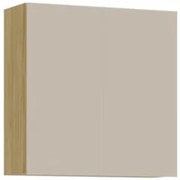 Armário de Cozinha Aéreo 2 Portas 80cm Minsk Freijó/Soft Z06 - Mpozena