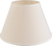 Cupula Para Abajur Tecido Bege Boca Larga 25Cm