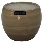 Vaso Vela Casca de Ovo decorativo em Cerâmica Carolina Haveroth – Salar Alto Brilho