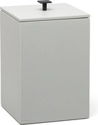 Lixeira de Piso Resina Crômio Fosco Black Matte