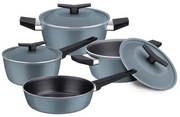 Jogo de Panelas Tramontina Spezia 4 Peças Indução Alumínio Starflon Azul Ardósia