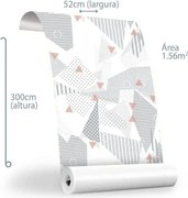 Papel de Parede Adesivo Abstrato