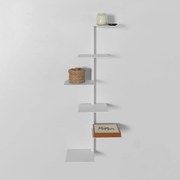 Estante Coluninha Branco - 42x22x100cm - Estante Coluninha Branco - 42cmx1,0m
