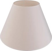 Cupula Para Base De Abajur Tecido Bege 51Cm