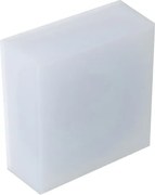 Arandela Led Quadrada Branca 7,5W Ip65 120 3000K Ice