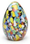 Peso Multicor Pequeno Oval Colorido Murano Cristais Cadoro