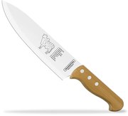 Faca para Carne Tramontina Profissional Churrasco 33cm com L&acirc;minas em A&ccedil;o Inox e Cabo de Madeira Natural 8"