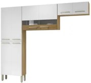 Armário de Cozinha Compacta 221cm Vivian Freijó/Supremo Z06 - Mpozenat