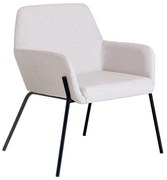 Poltrona Agnes Estofada Estrutura Madeira Revestida Base Aço Carbono