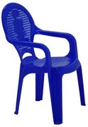 Cadeira Infantil Tramontina Catty Estampada em Polipropileno Azul