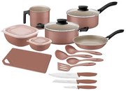 Kit Cozinha Tramontina 14 Peças em Alumínio Starflon Max Mocaccino