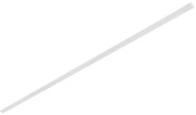Perfil De Embutir Aluminio Para Fita Led 2M Stick M - BRANCO