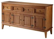 Buffet Antoine 4 Portas e 4 Gavetas cor Amendoa 149 cm - 62682 Sun House