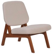 Poltrona Dora – Nozes e Creme