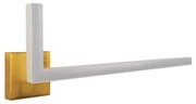 Arandela / Plafon Play Retangular 24,5X83Cm Led 20,5W Bivolt / "l" C/... (BT - Branco Texturizado, 3000k)