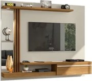 Painel Suspenso Para TV Até 55 Pol. Denver Off White/Cinamomo - Bechar