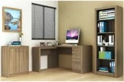 Ambiente para Home Office 03 Peças Amêndoa - Tecno Mobili