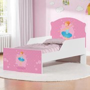 Mini Cama Infantil 153,2x79cm com Proteção Lateral Personagens K02 - D'Rossi - BAILARINA CLÁSSICA