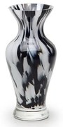 Vasinho 76 Multicor Preto e Branco Murano Cristais Cadoro